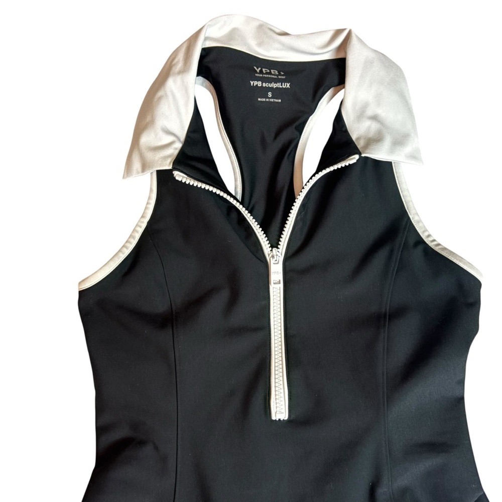 Abercrombie & Fitch Black Mini Dress with White Collar - Picture 9 of 11